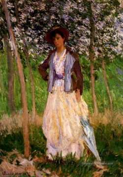 Le Stoller Suzanne Hischede Claude Monet Peinture à l'huile